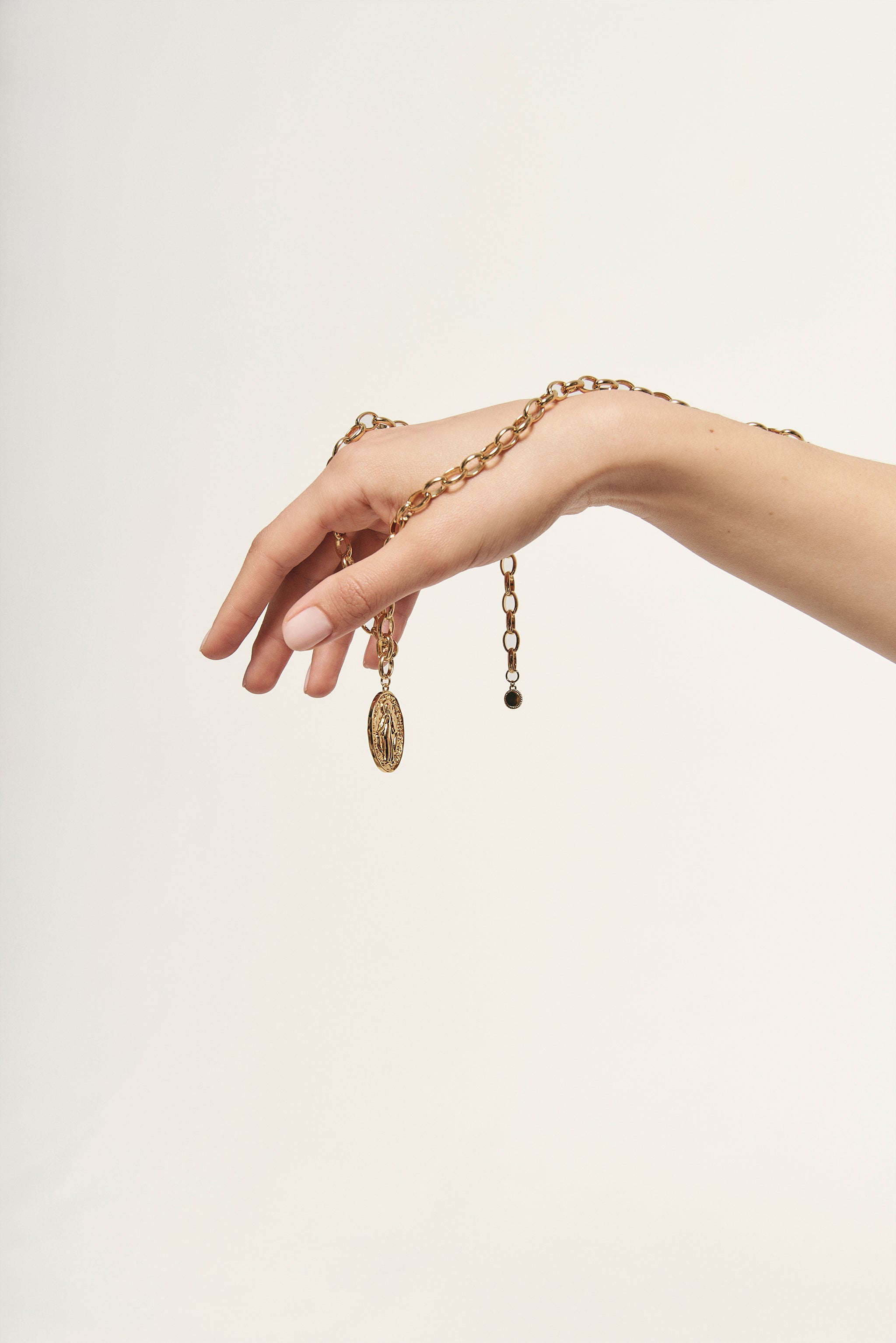 Gold Plated Maria Pendant | Specciale Jewelry