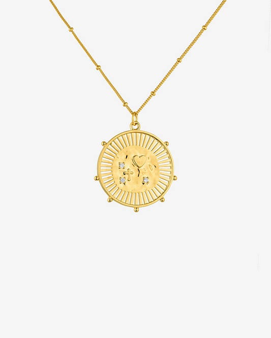 Sol medal chain. PRE-ORDER.