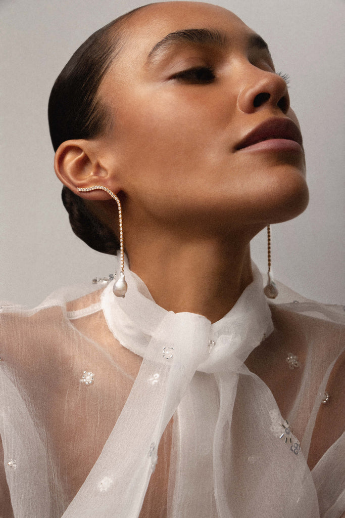 Pendientes boda novia invitada perla Specciale 