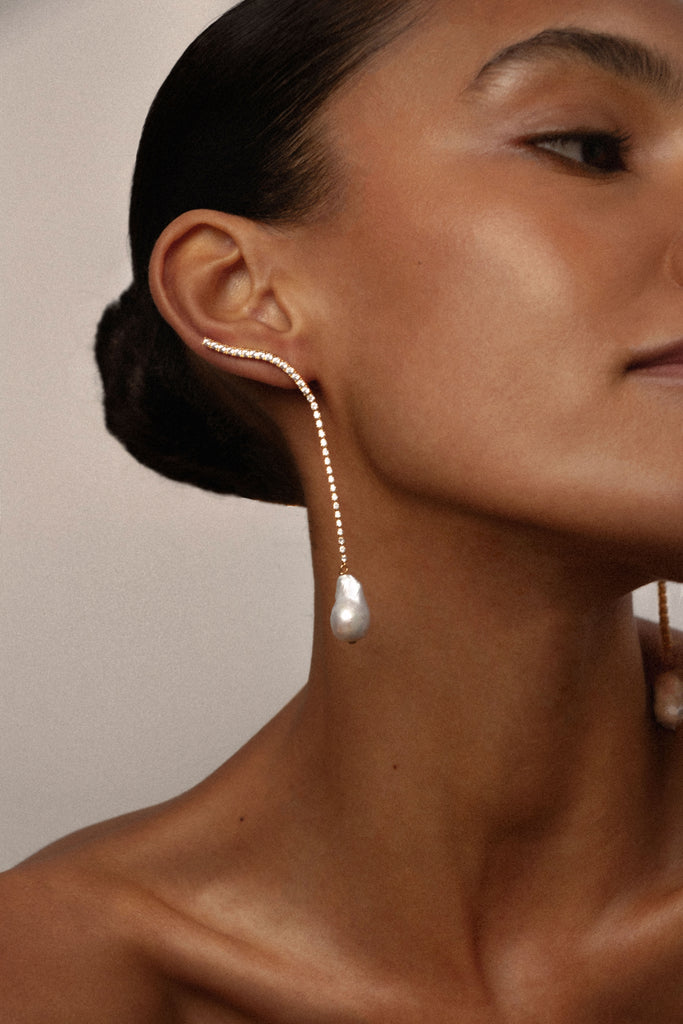 Pendientes boda novia invitada perla Specciale