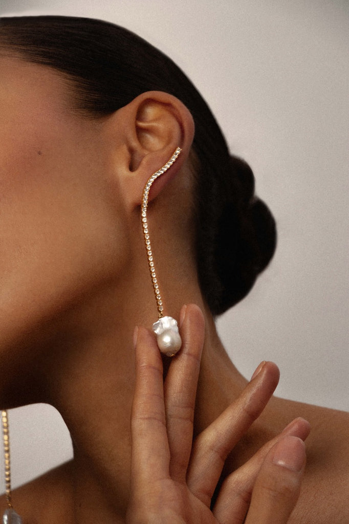 Pendientes boda novia invitada perla Specciale