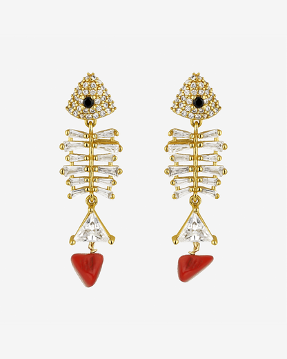 Pesce &amp; Coral Earrings