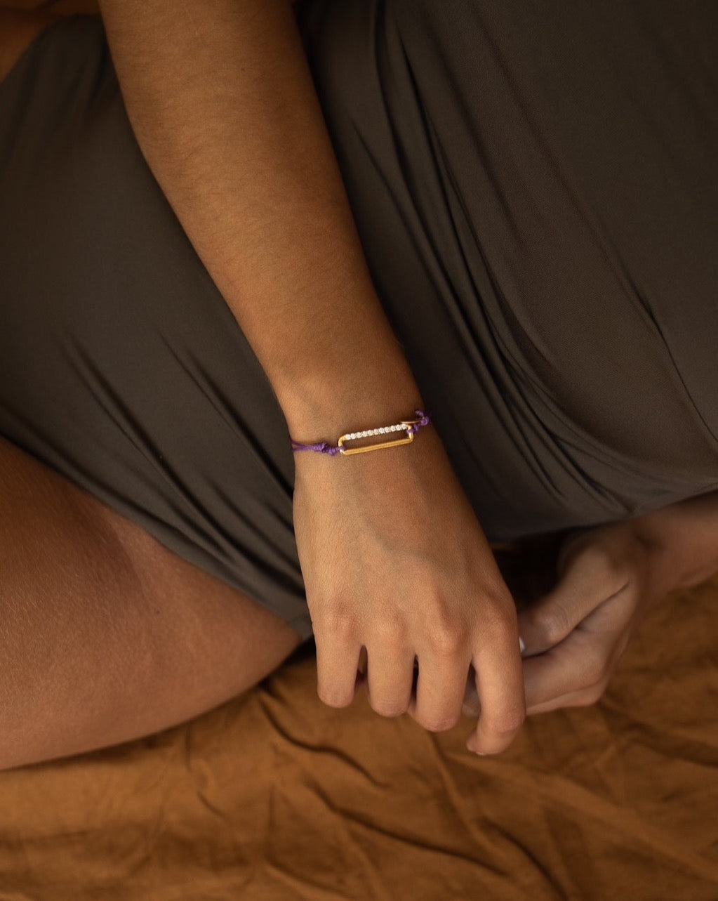 Chiara lilac bracelet