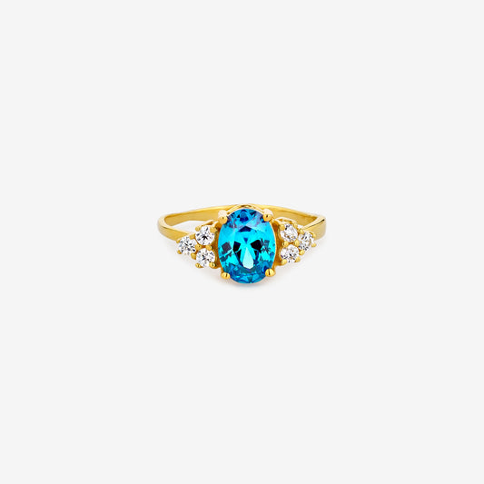 Blue Petra ring