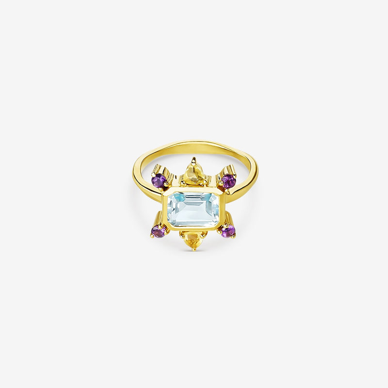 Anillo Alexia yellow