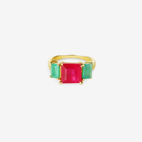 Anillo Antonella Pink Quartz