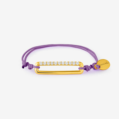 Chiara lilac bracelet