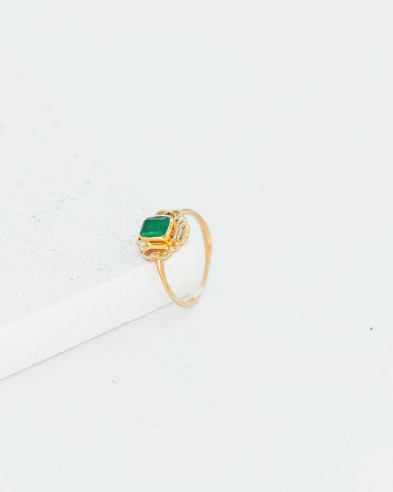 Anillo Marcela Green
